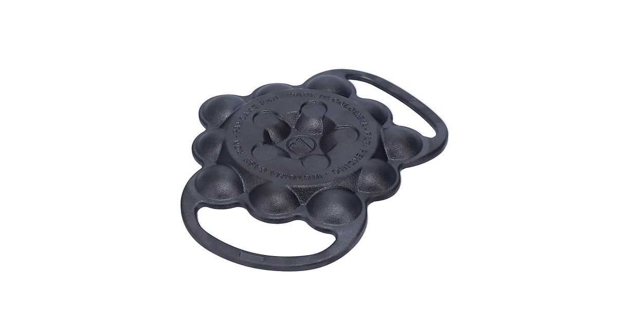 VictoriaPoffertjes pan, 15 per keer, Seasoned bak-/braadpan  (Zwart, Color packaging)