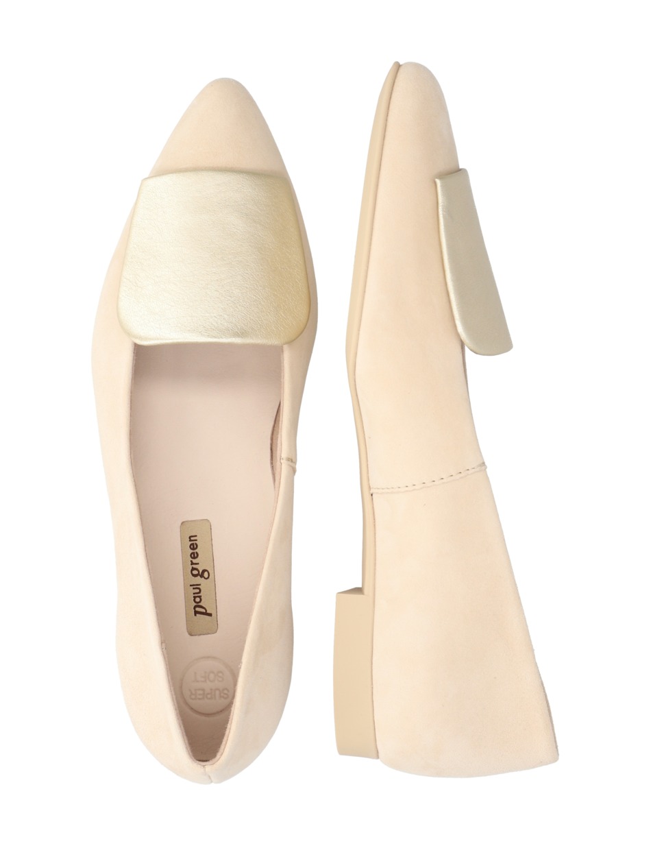 Veloursleder Ballerina