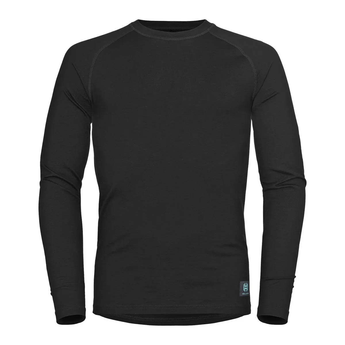 Hellner Wool Warm Base Layer Ls Men Black Beauty