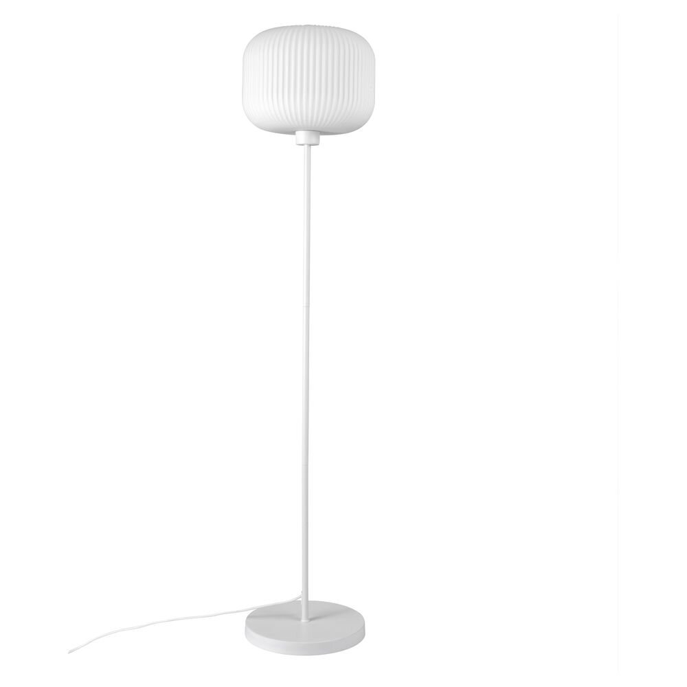 Milford vloerlamp in wit E27
