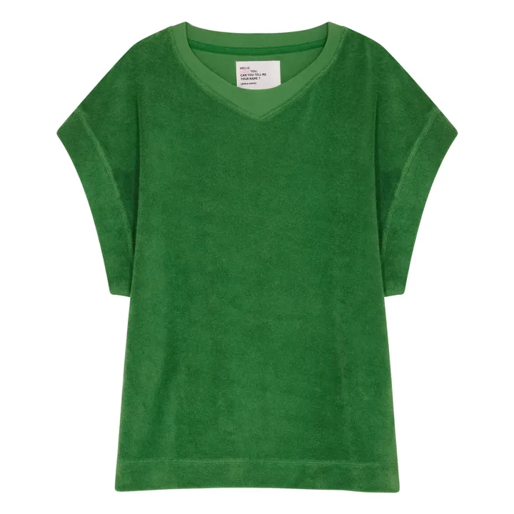 Leon & Harper T-Shirt Dede Eponge Coton Bio | Vert