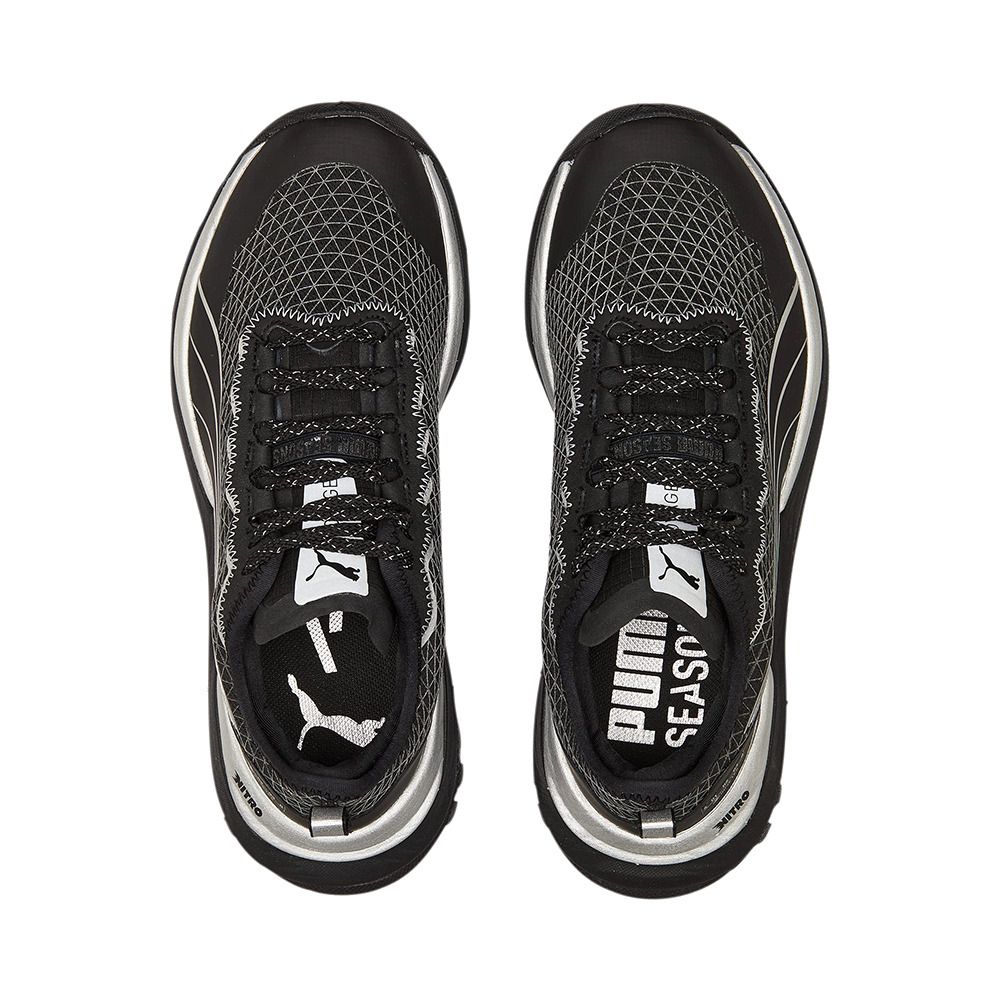 Puma VOYAGE NITRO 2 GTX - Chaussures Trail Femme puma black/metallic silver