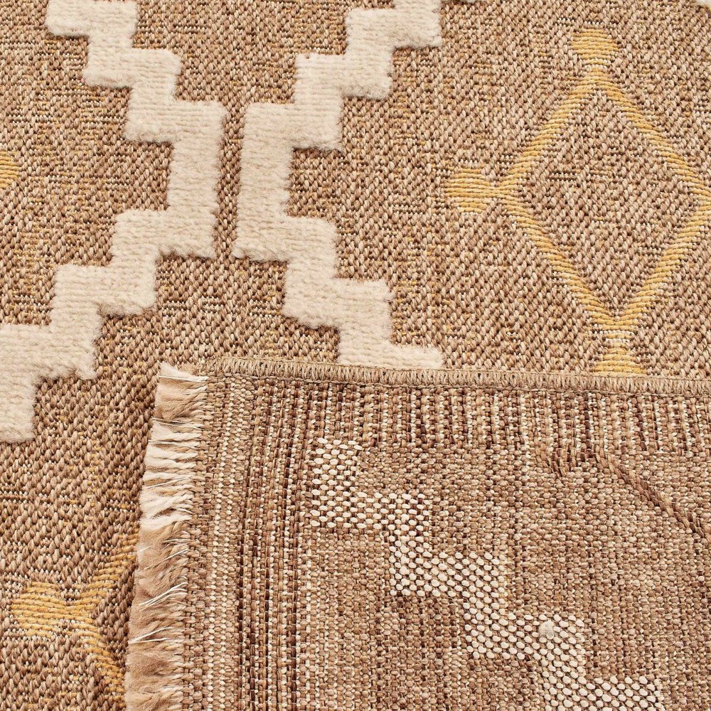 Tapis extérieur jaune 160x230 cm