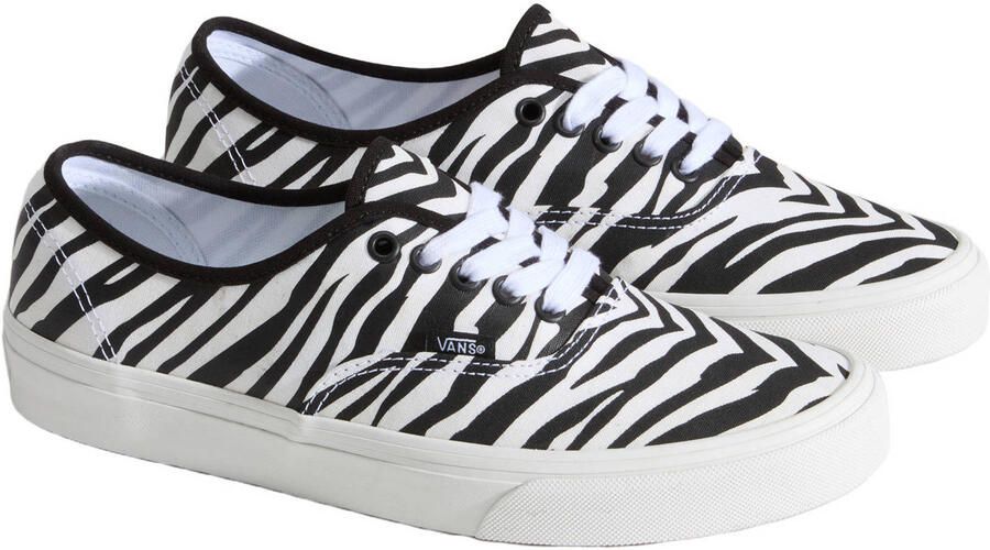 VANS Authentic Animalier sneakers met zebraprint wit zwart