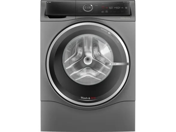 Bosch Serie | 8 WNC254ARSN - Vaske-/ tørremaskine - Wi-Fi - Niche - bredde: 60 cm - højde: 85 cm - frontbetjening - 65 liter - 10.5 kg - 1400 rpm - støbejernsgrå