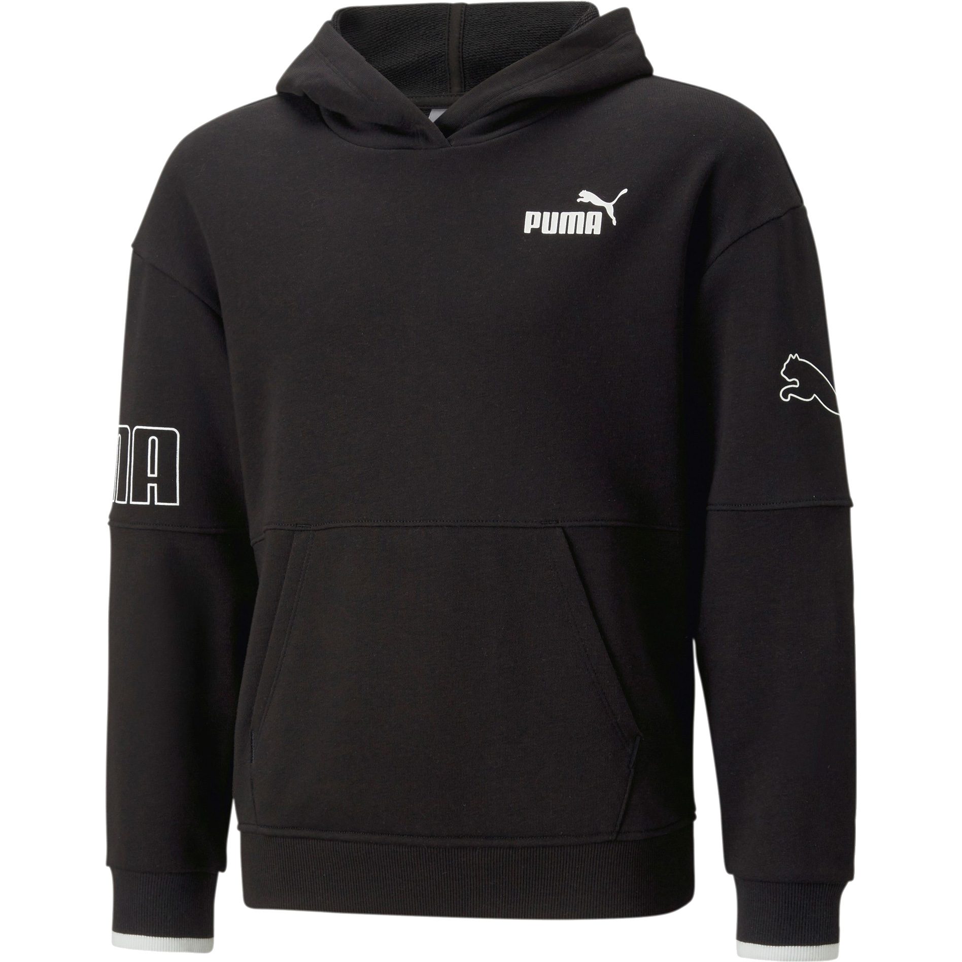 Puma Power Colorblock Hoodie Mädchen puma black