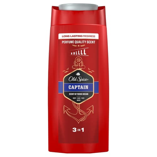 Old Spice Captain 3-in-1 Duschgel & Shampoo für Männer