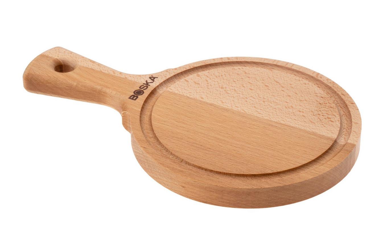 Boska Amigo serveerplank rond 358108, 15 cm beukenhout