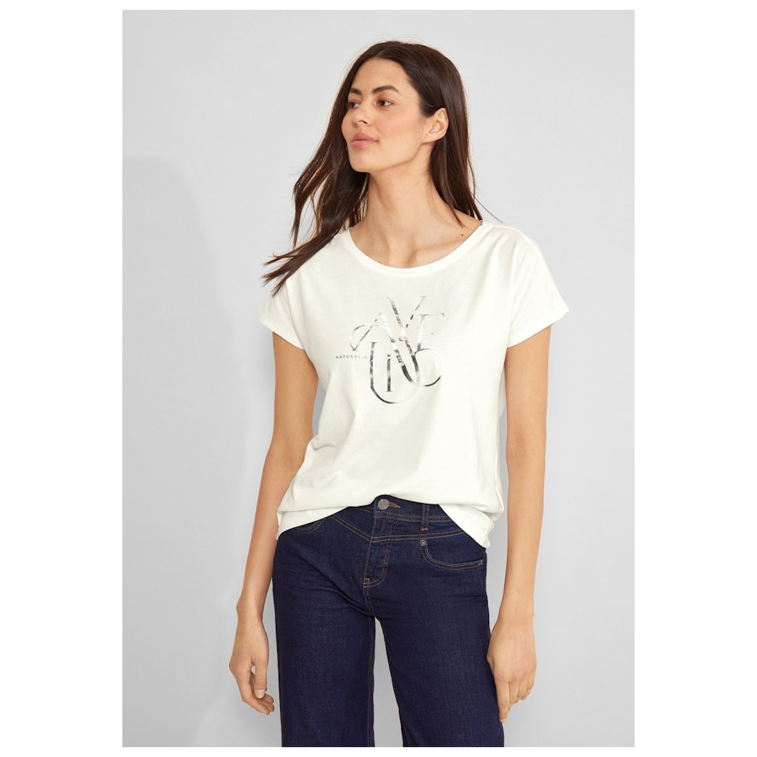 Street One LTD QR ALIVE partprint shirt