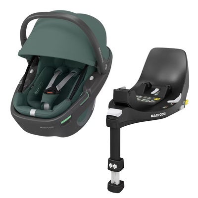 Maxi-Cosi Coral 360 Babybilstol inkl. FamilyFix 360 Base, Essential Green