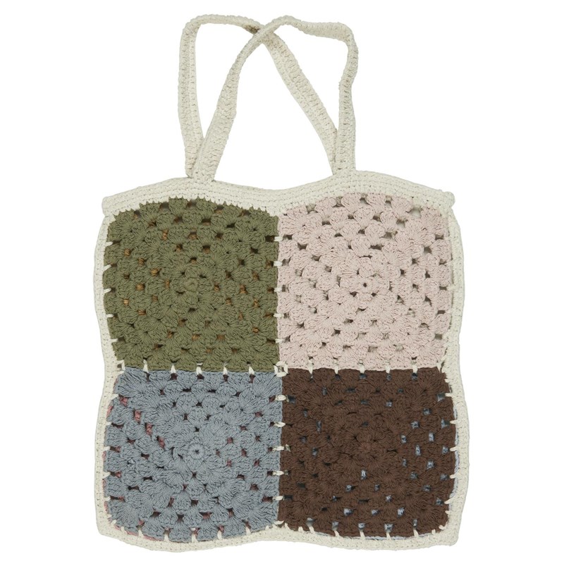 Ib Laursen<br>Totebag Hæklet taske Felter