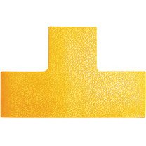 Marquage de place, forme T, autocollant, jaune