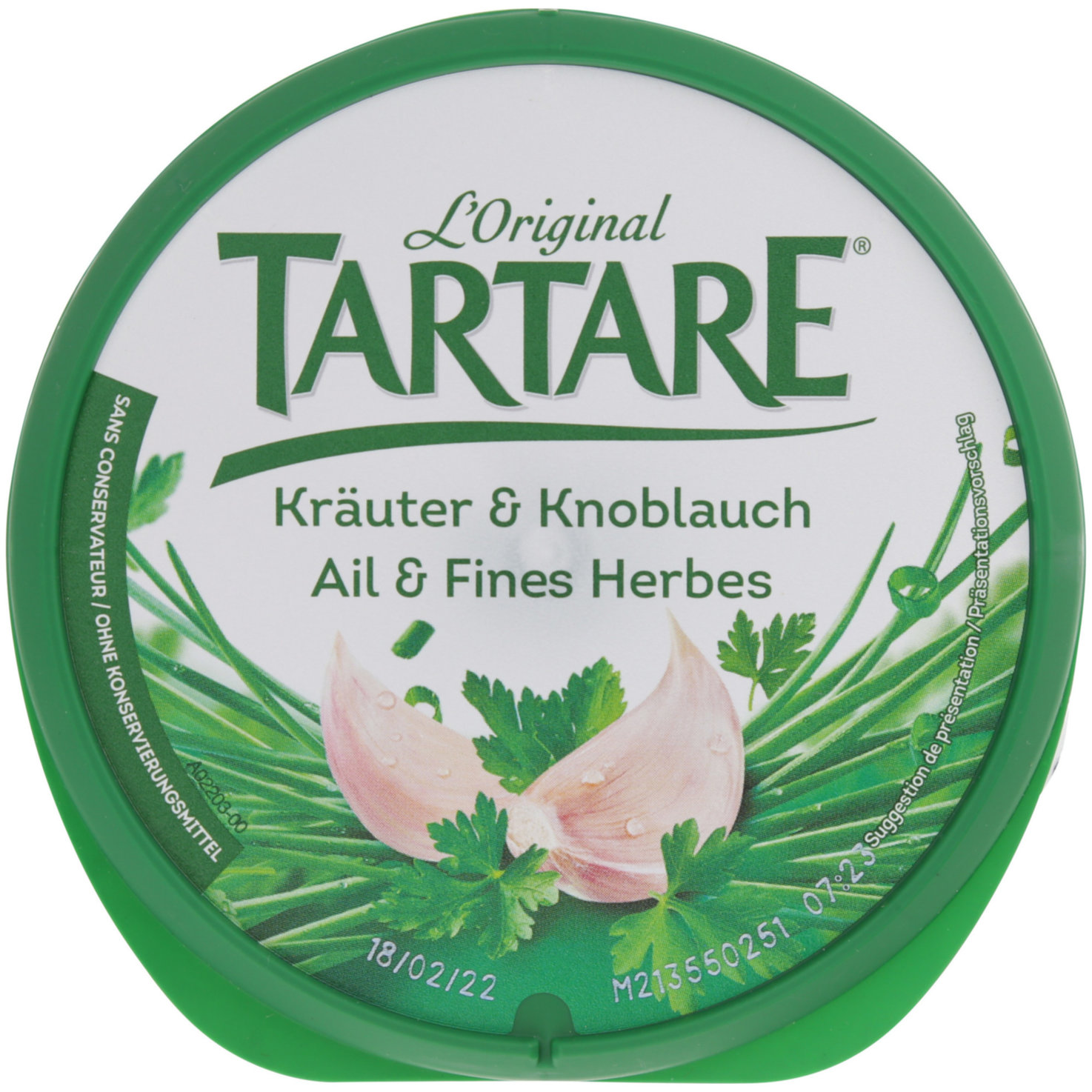 Tartare Frischkäse Kräuter & Knoblauch