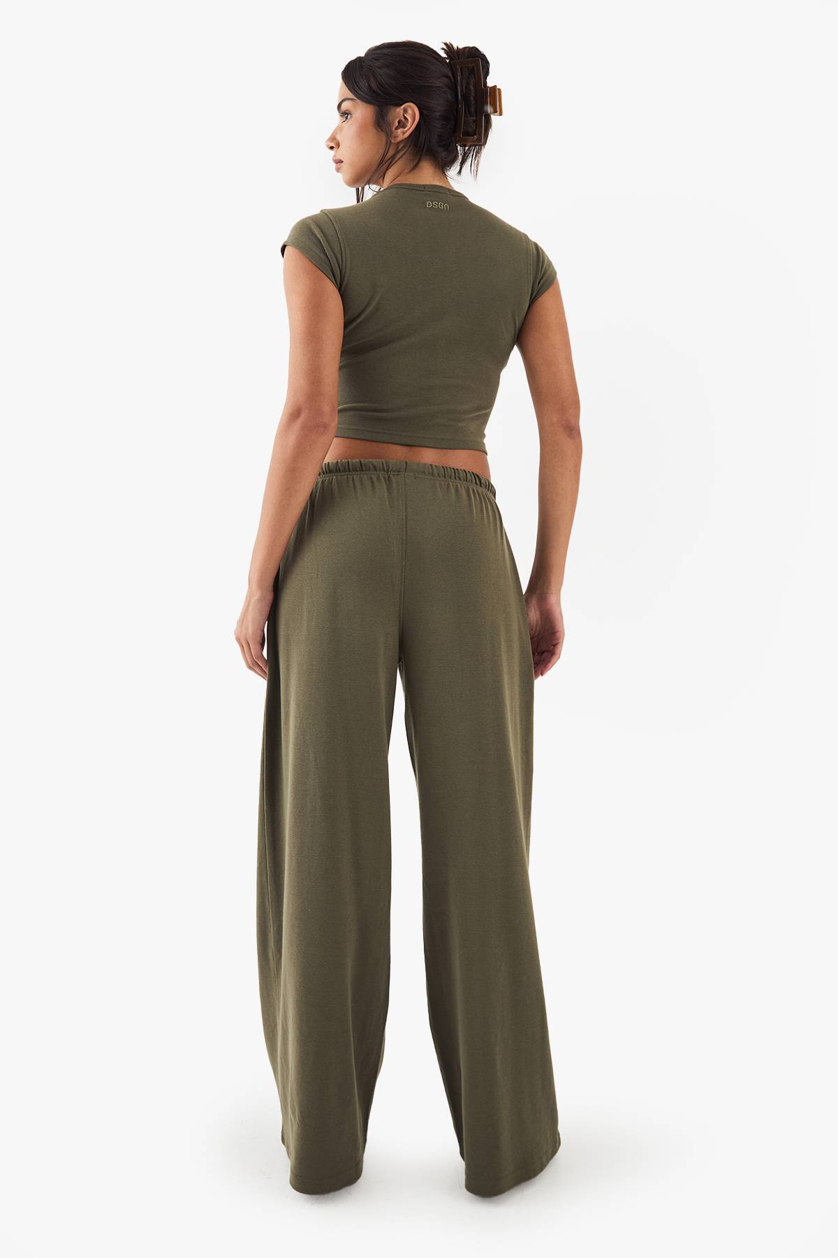 Pantalon Large Côtelé Brodé DSGN Studio