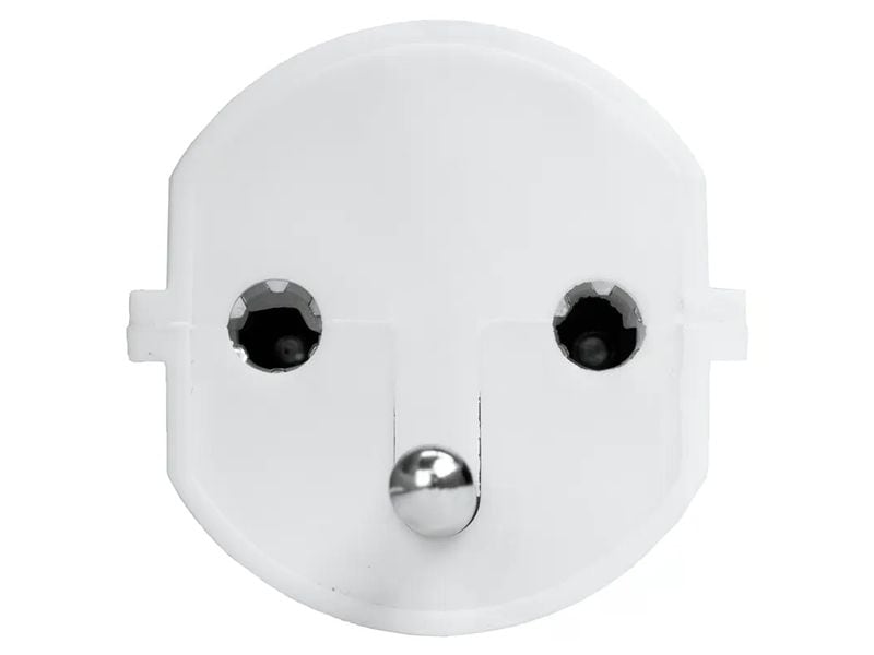 STEFFEN Fixadapter Deutschland CEE7/7 auf Schweiz T12 3-pol Schuko zu T12 Fixadapter