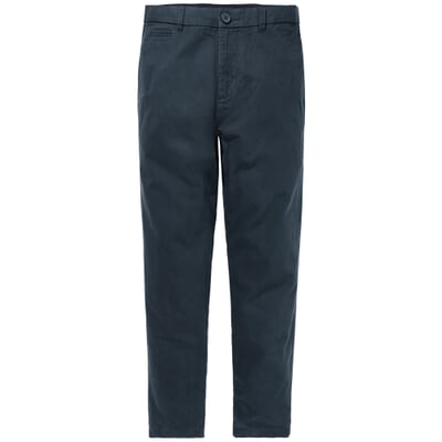 Herren-Chinohose Twill, Dunkelblau