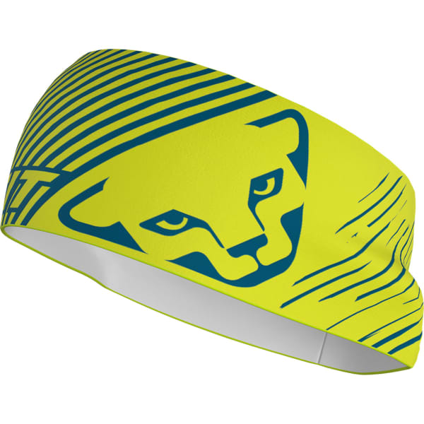 Bandeau cache cou randonnée DYNAFIT GRAPHIC PERFORMANCE HEADBAND LIME PUNCH