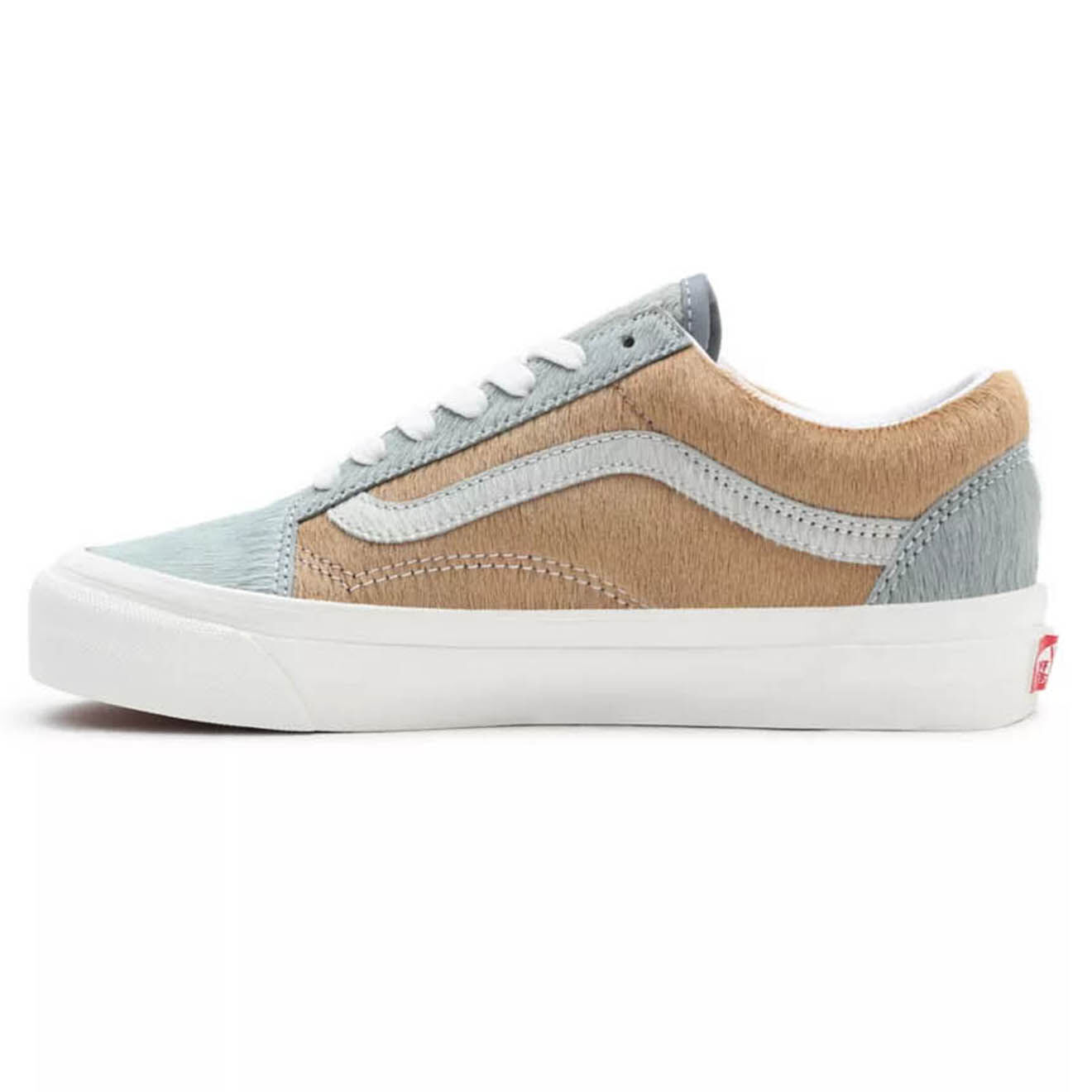 Vans Sneakers en Cuir Anaheim Factory Old Skool 36 DX bleu/taupe