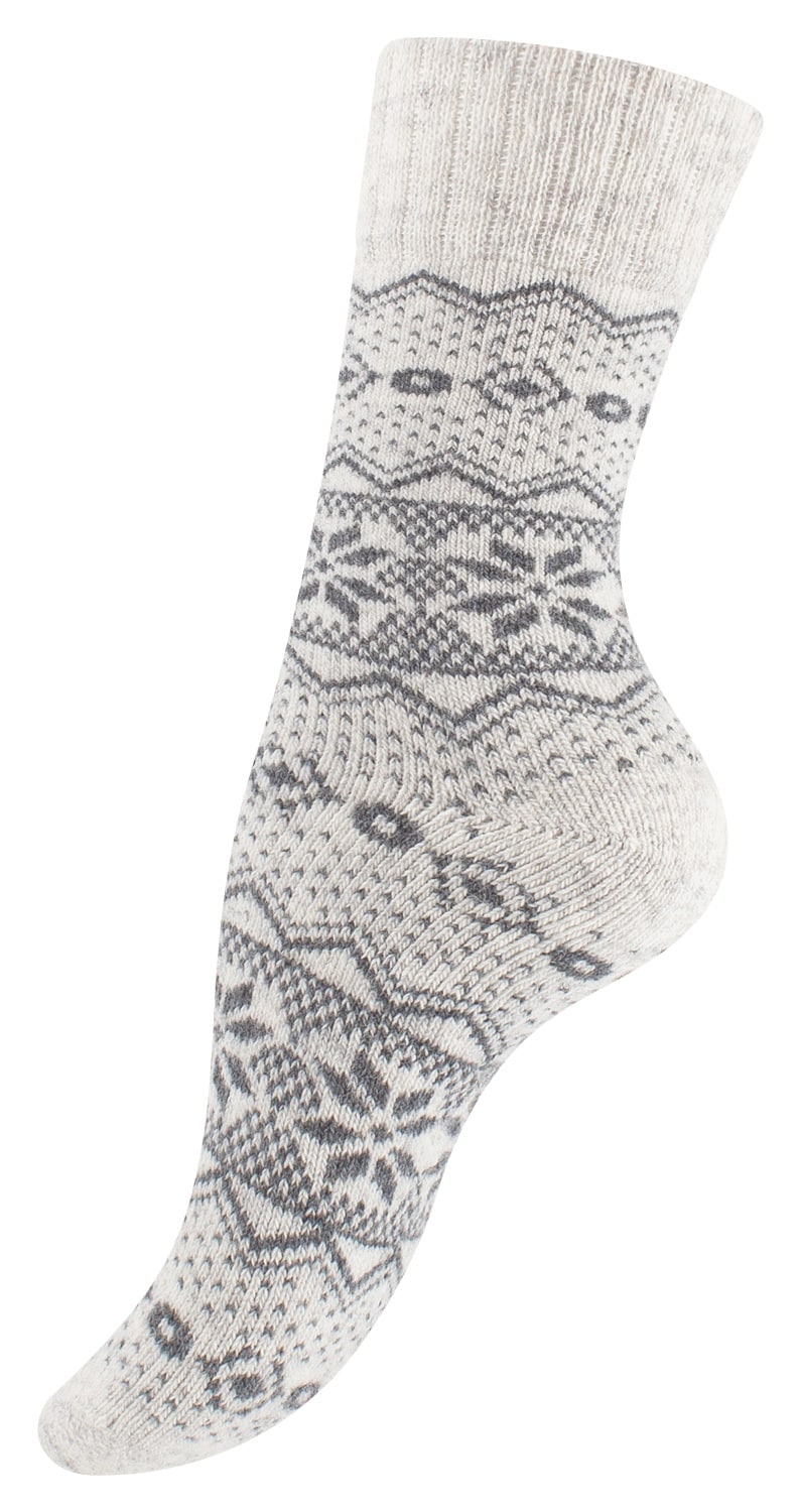Vincent Creation® 3 Paar Bunte Norwegersocken Hygge Socken