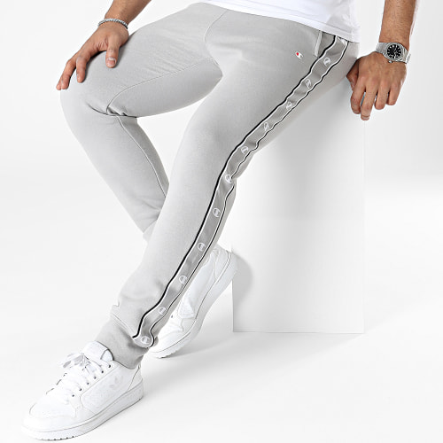 Pantalon Jogging A Bandes 218912 Gris