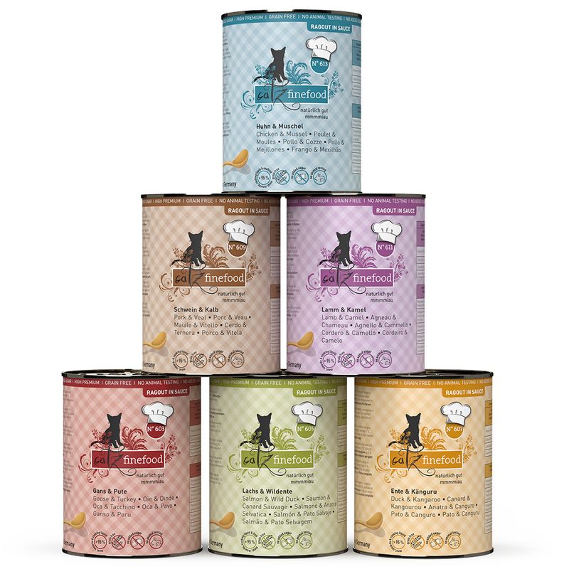 Lot catz finefood Ragoût 24 x 380 g