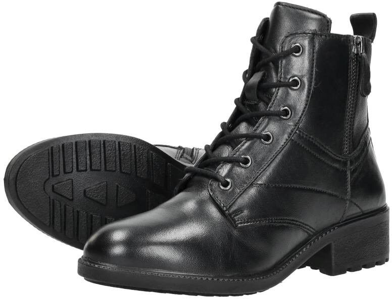Sub55 Veterschoenen Hoog zwart