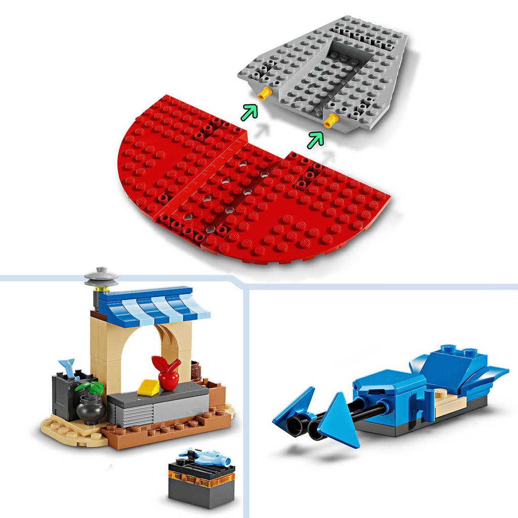 Veel elementen = veel speelplezierYoung Jedi Adventures De Crimson Firehawk Bouwbaar Ruimteschip Speelgoed 75384