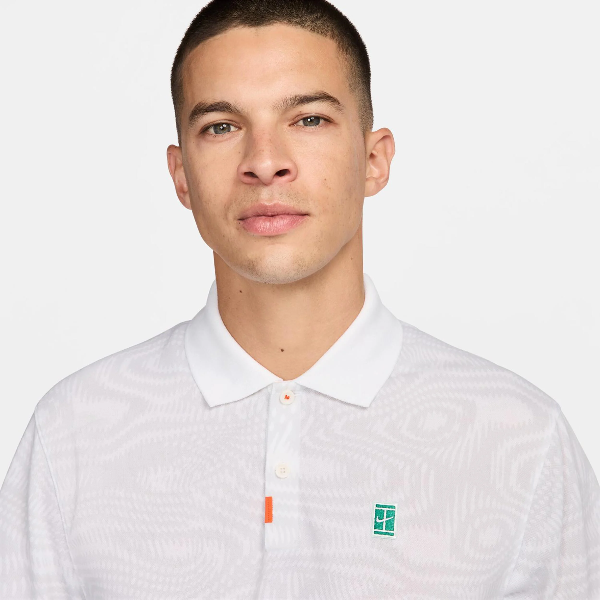 Nike Dri-Fit Heritage Polo Hommes - Blanc