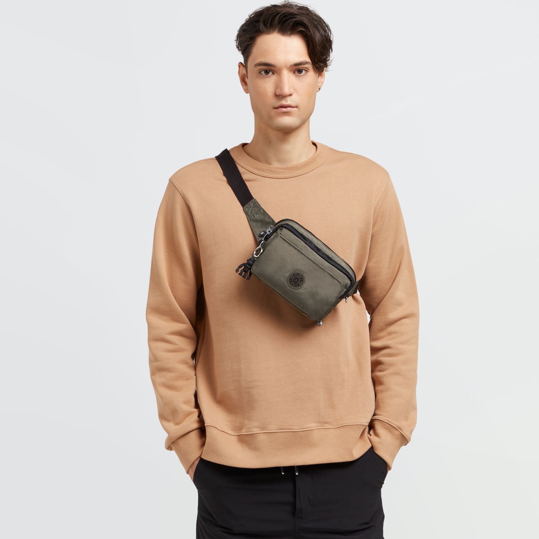 ABANU MULTI Mini sac 2 en 1 banane et à bandoulière - Green Moss