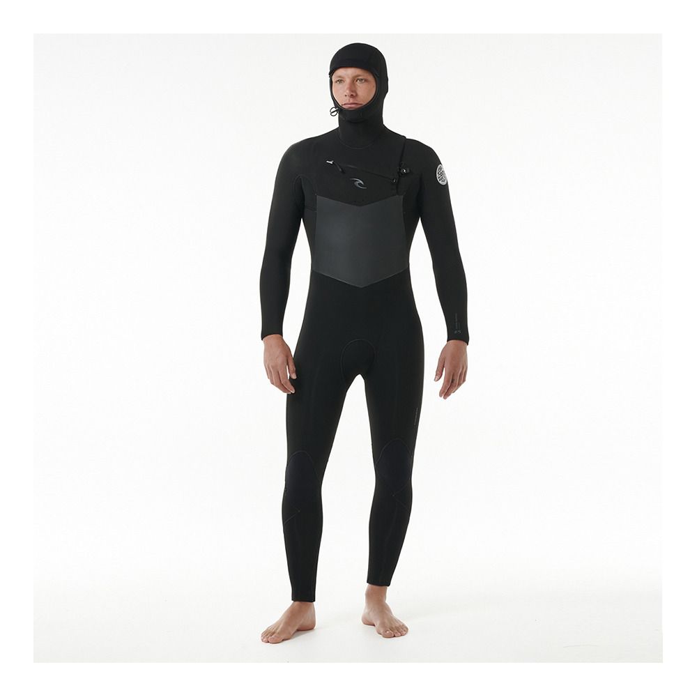 Rip Curl D/PATROL HOOD CZ - Combinaison intégrale 5/4 mm Homme black