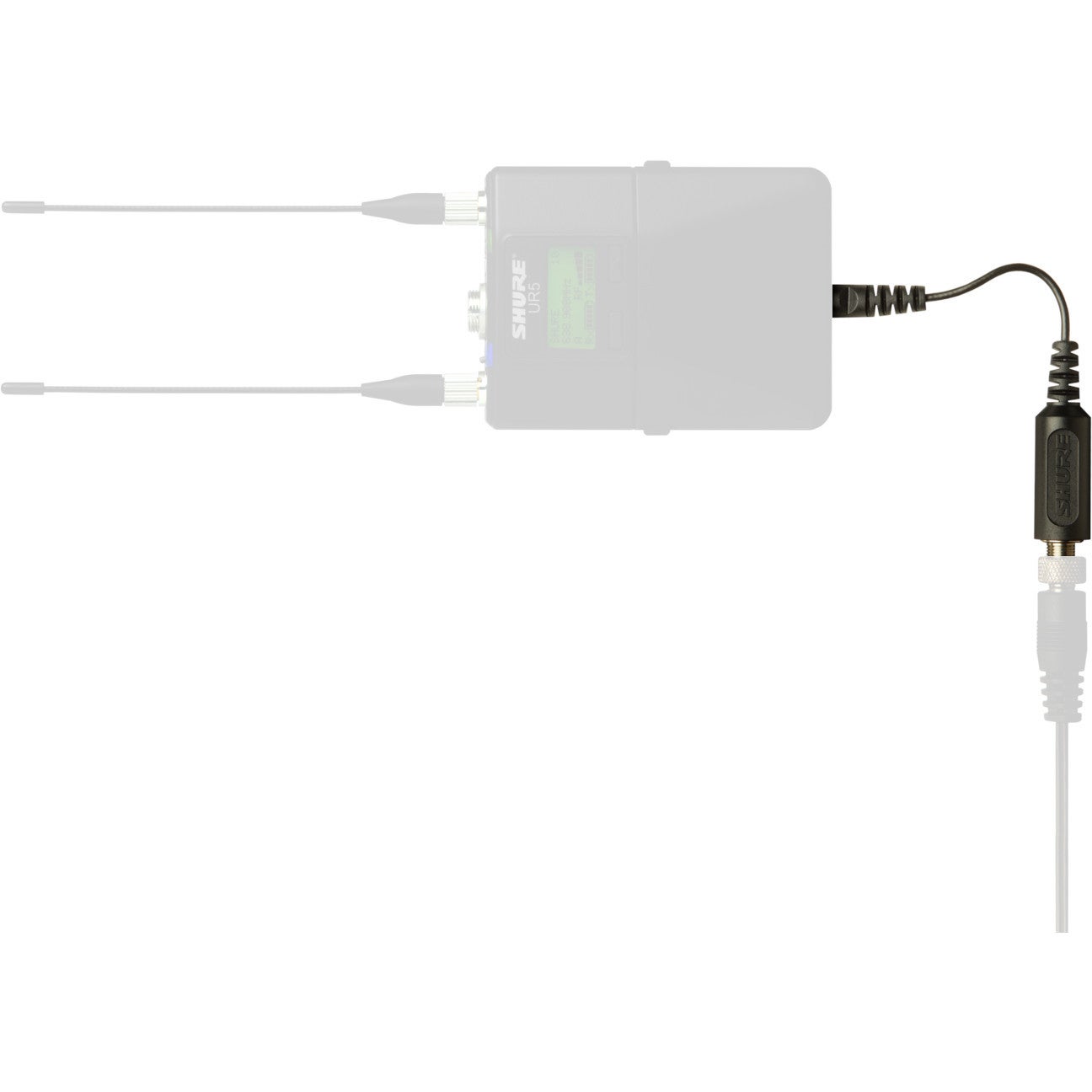 Shure SBC-DC DC-voltadapter voor SB900-compatibele bodypacks