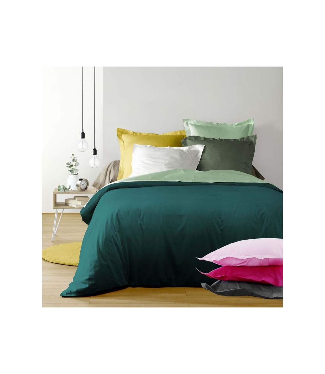 Taie de Traversin Lina 85x185cm Bleu Nuit