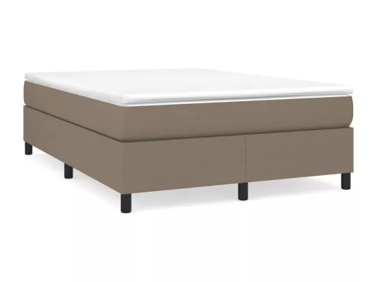 Sommier à lattes de lit Taupe 140x190 cm Tissu