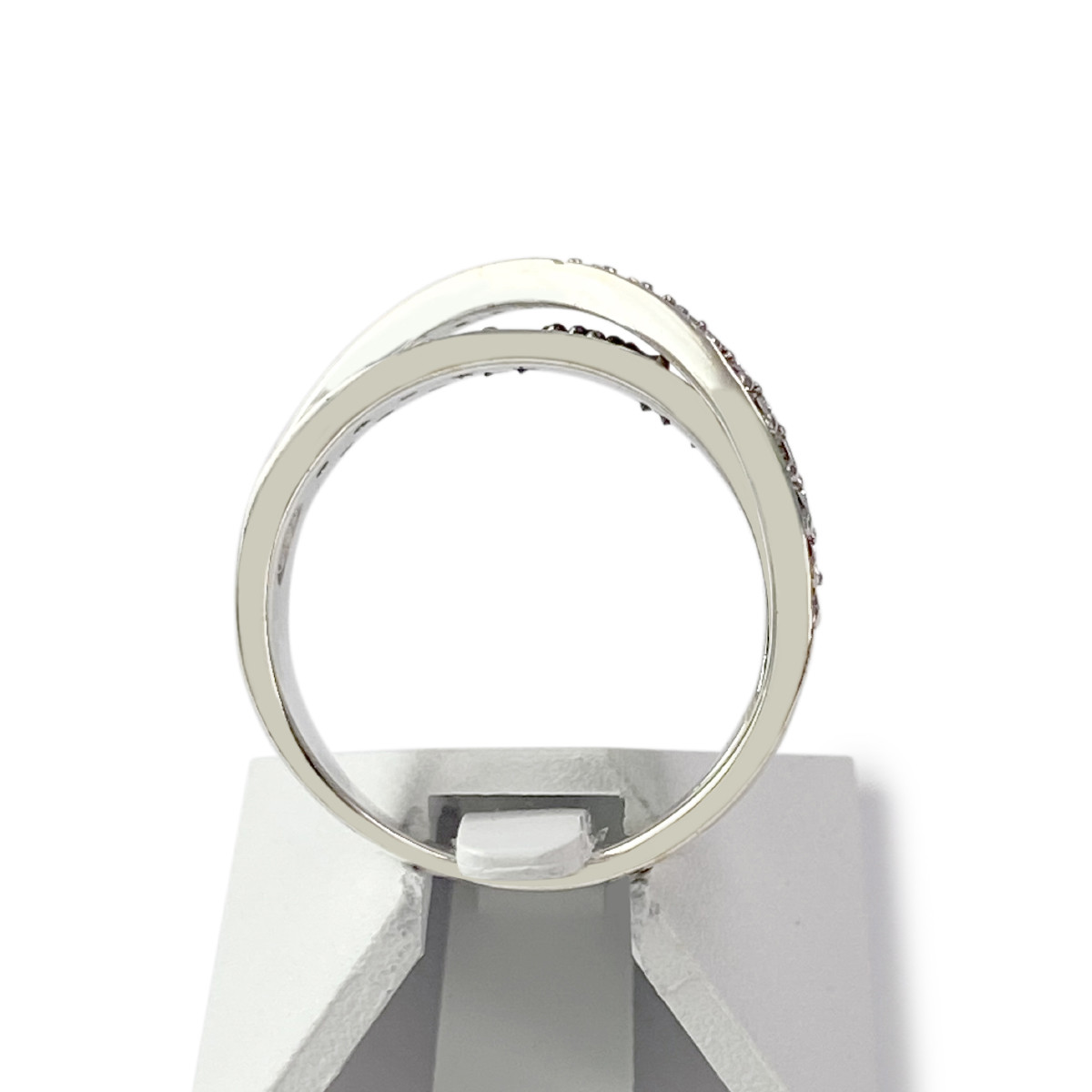 Bague d'occasion argent 925 zirconias