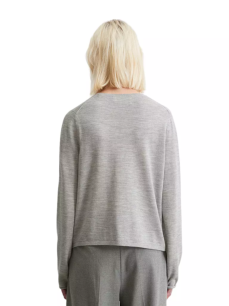 MARC O'POLO Strickjacke  grau