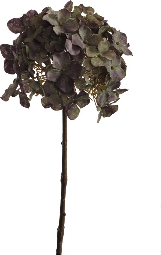 Jasaco PURE kunstbloem Hortensia donker groen 34 cm