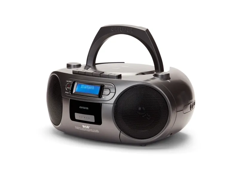 Aiwa BBTC-660DAB/MG, Analog & digital, DAB , FM, Afspiller, CD, Program, Top