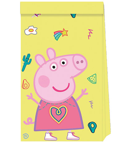 Decorata Party Süßigkeitentüten - 4er-Pack - Peppa Pig Messy Pla