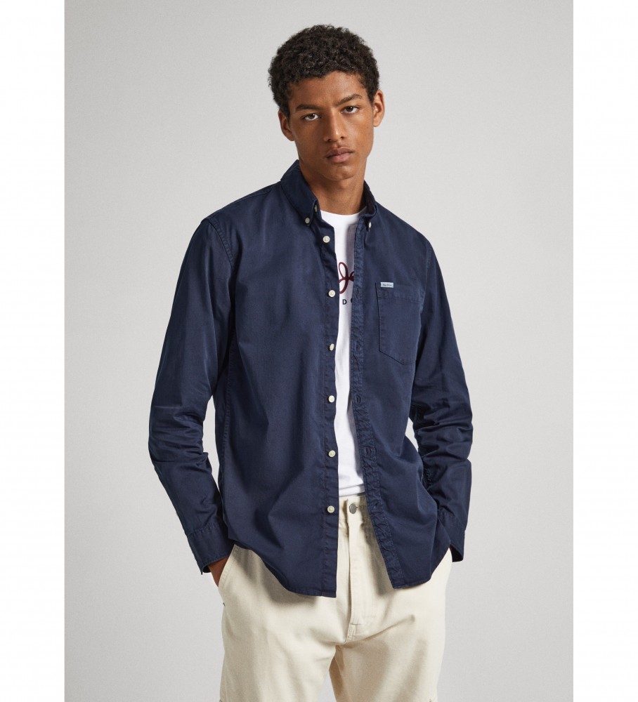 Camisa Pepe Jeans Navy Crail