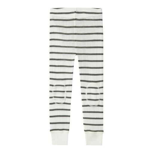 Name It Wang Wool Needle Longjohn Leggings, Snow White Mulled Basil, 86 cm