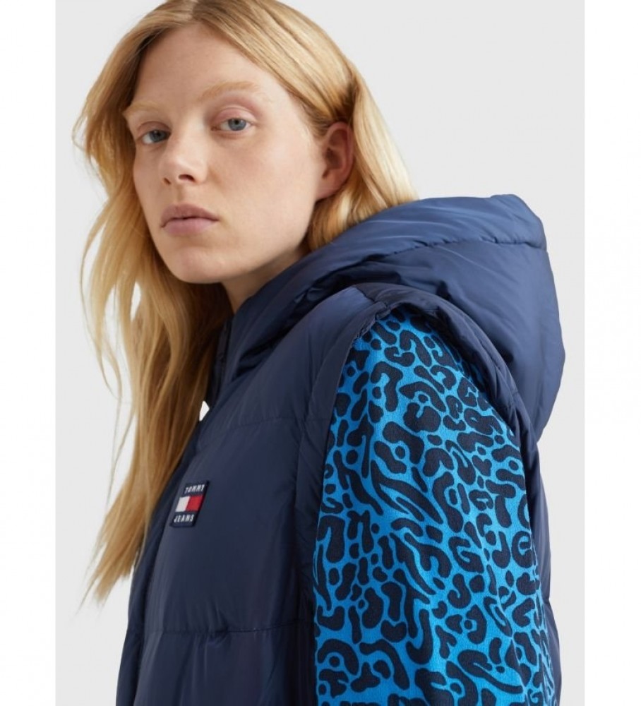 Tommy Jeans Abrigo de plumn Marinho acolchoado