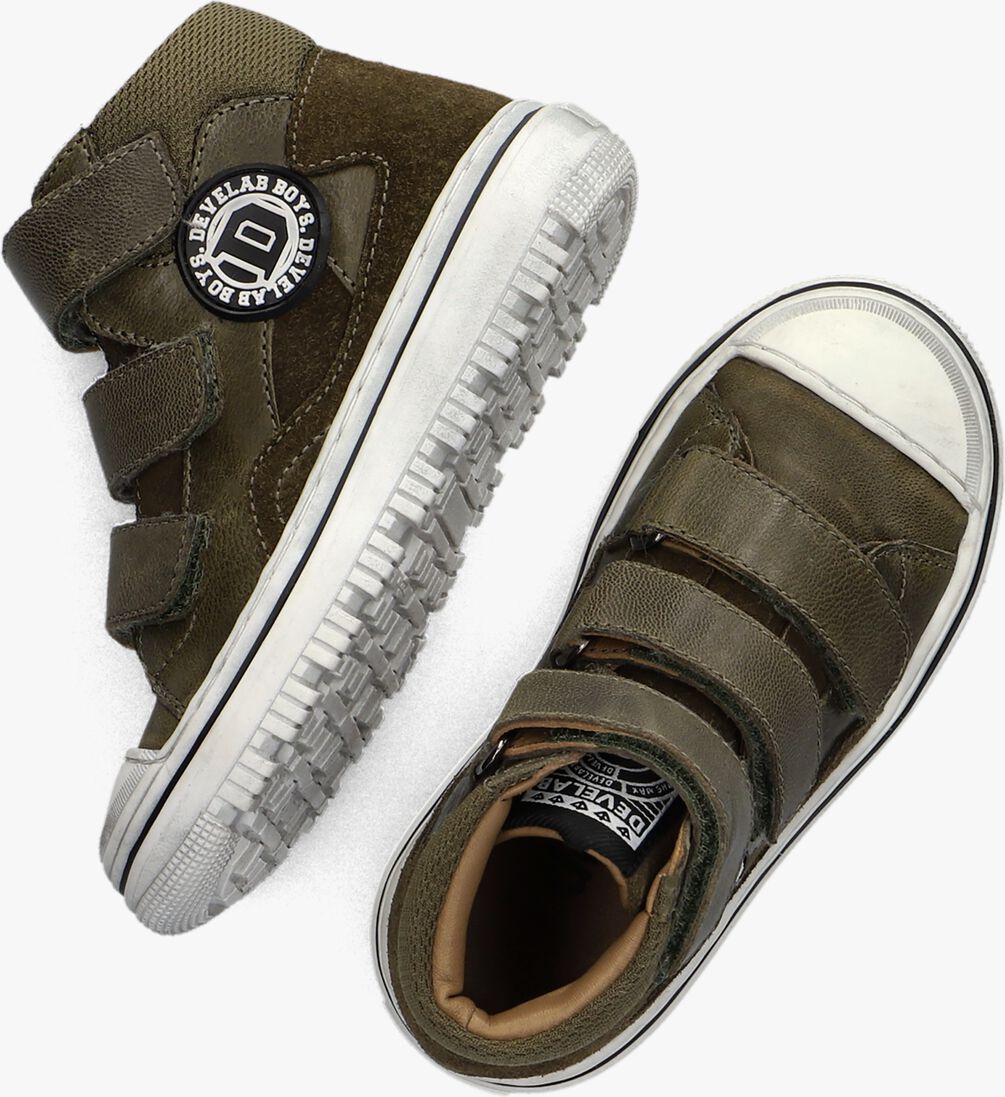 DEVELAB groene develab hoge sneaker 44303