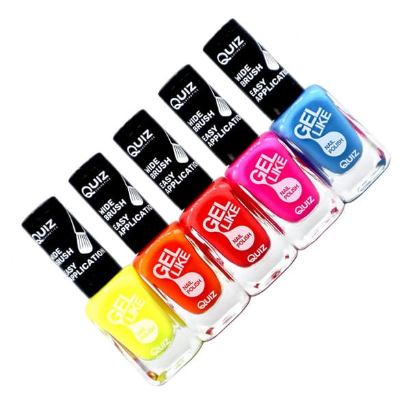 5 stk neglelakk, neglelakk - Neon