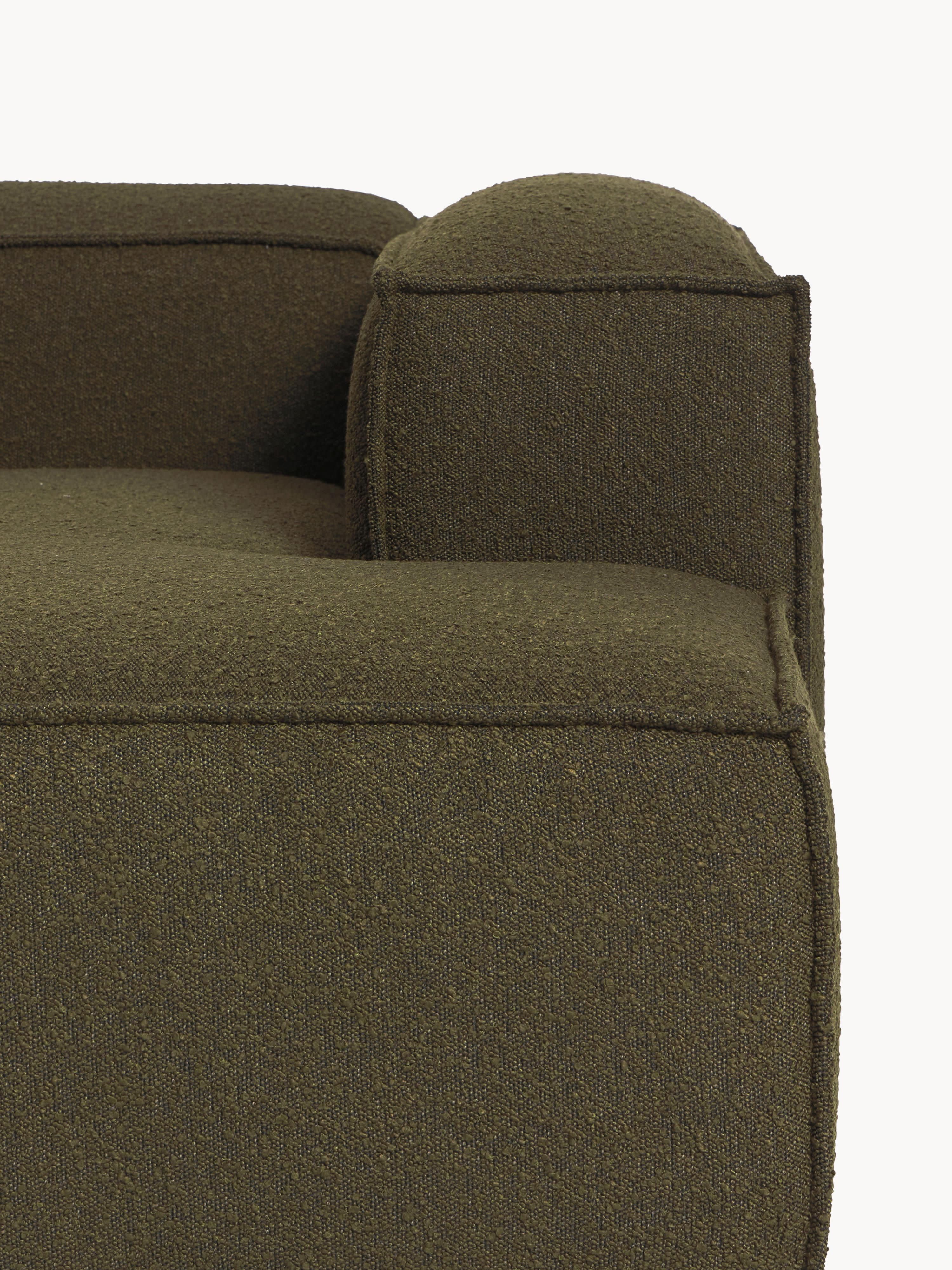 Bouclé modulaire hoekbank Lennon (2-zits)