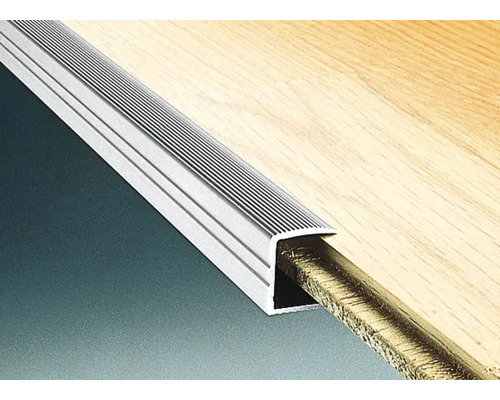Kantprofiel 7-9 mm aluminium RVS mat 13x28x900mm