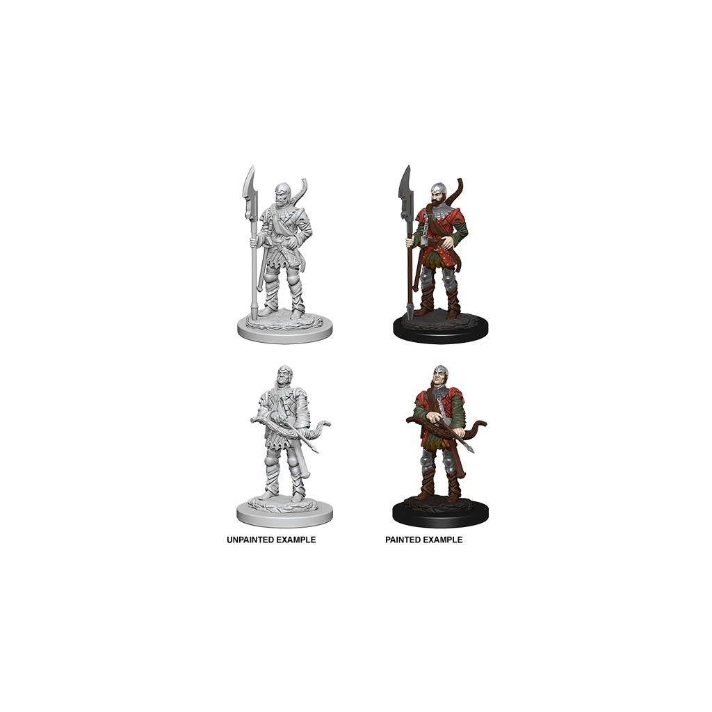 Pathfinder Deepcuts Unpainted Miniatures: Town Guards