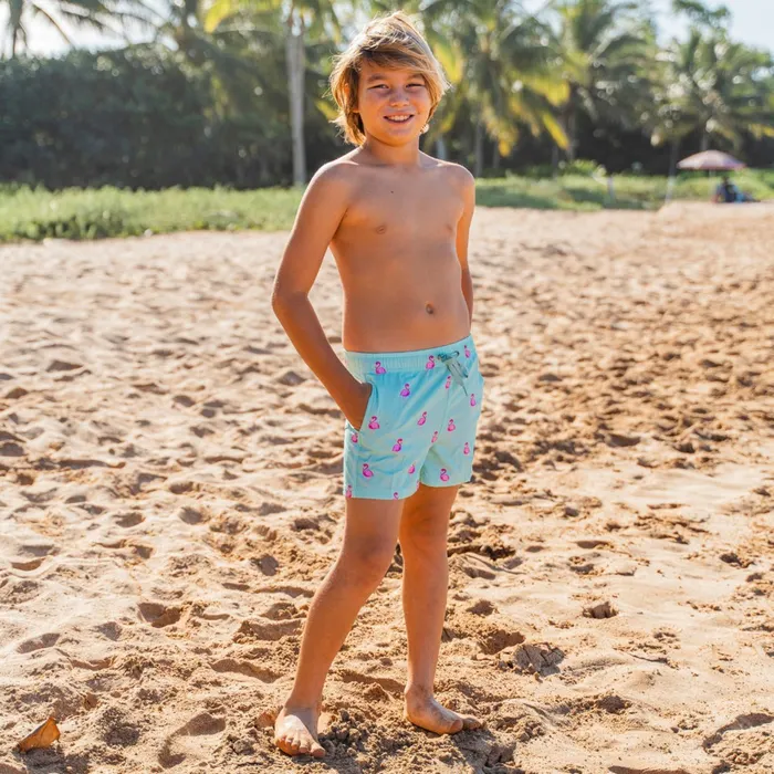 Son Of A Beach Flamingo Zwemshort Jongens