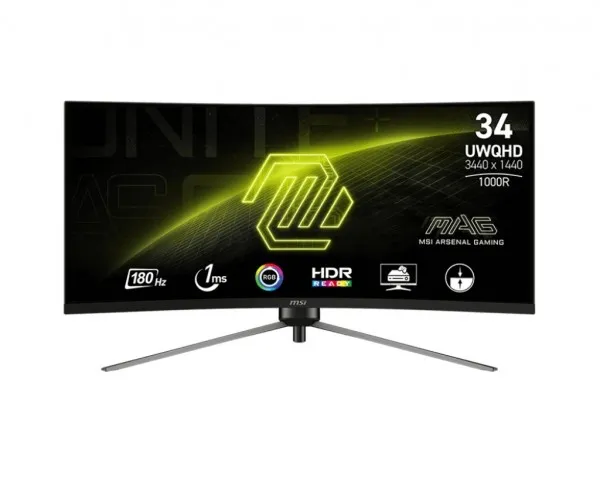 MSI MAG 345CQR - LED-skærm - gaming - kurvet - 34