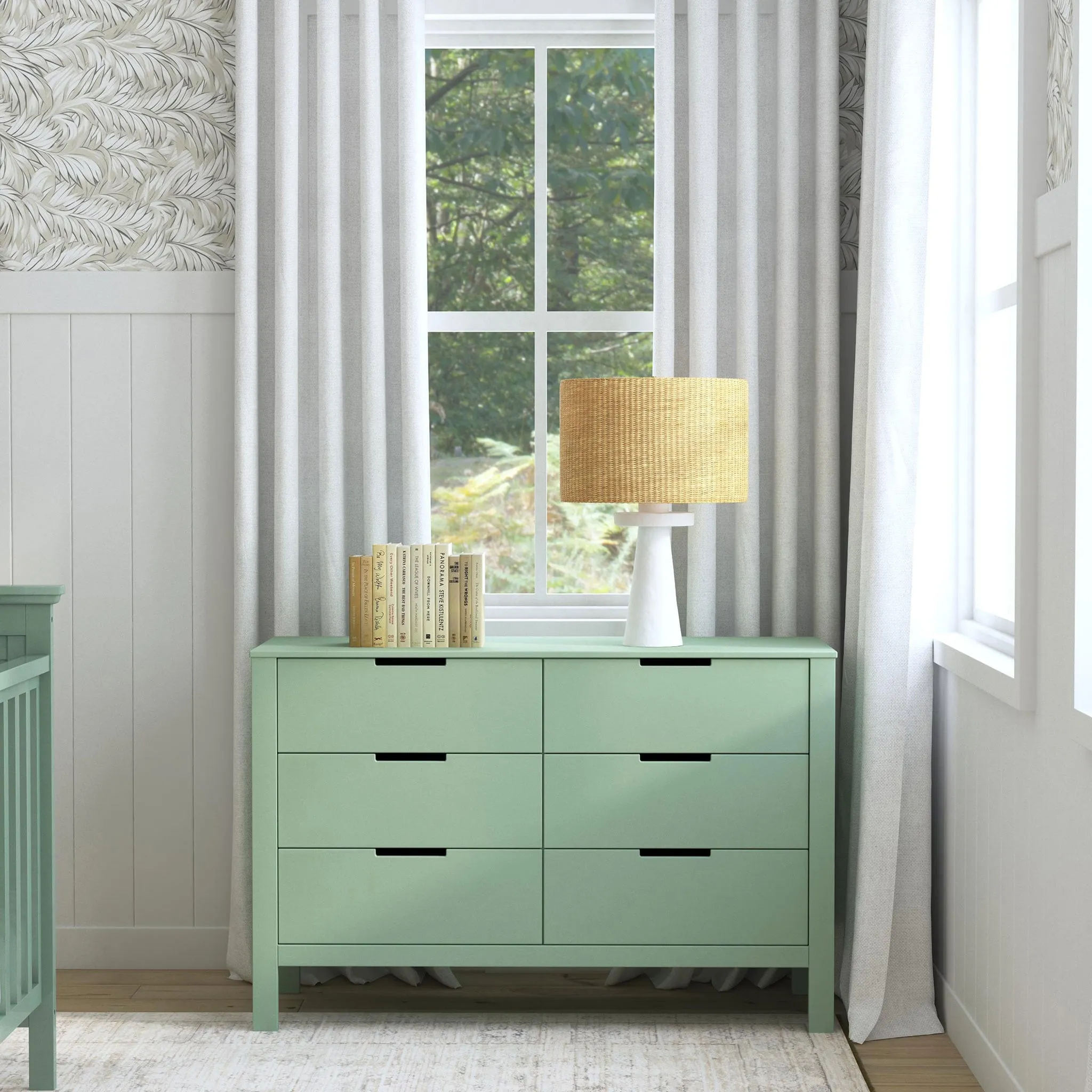 DaVinci Bureau 6 Tiroirs Colby - Sauge