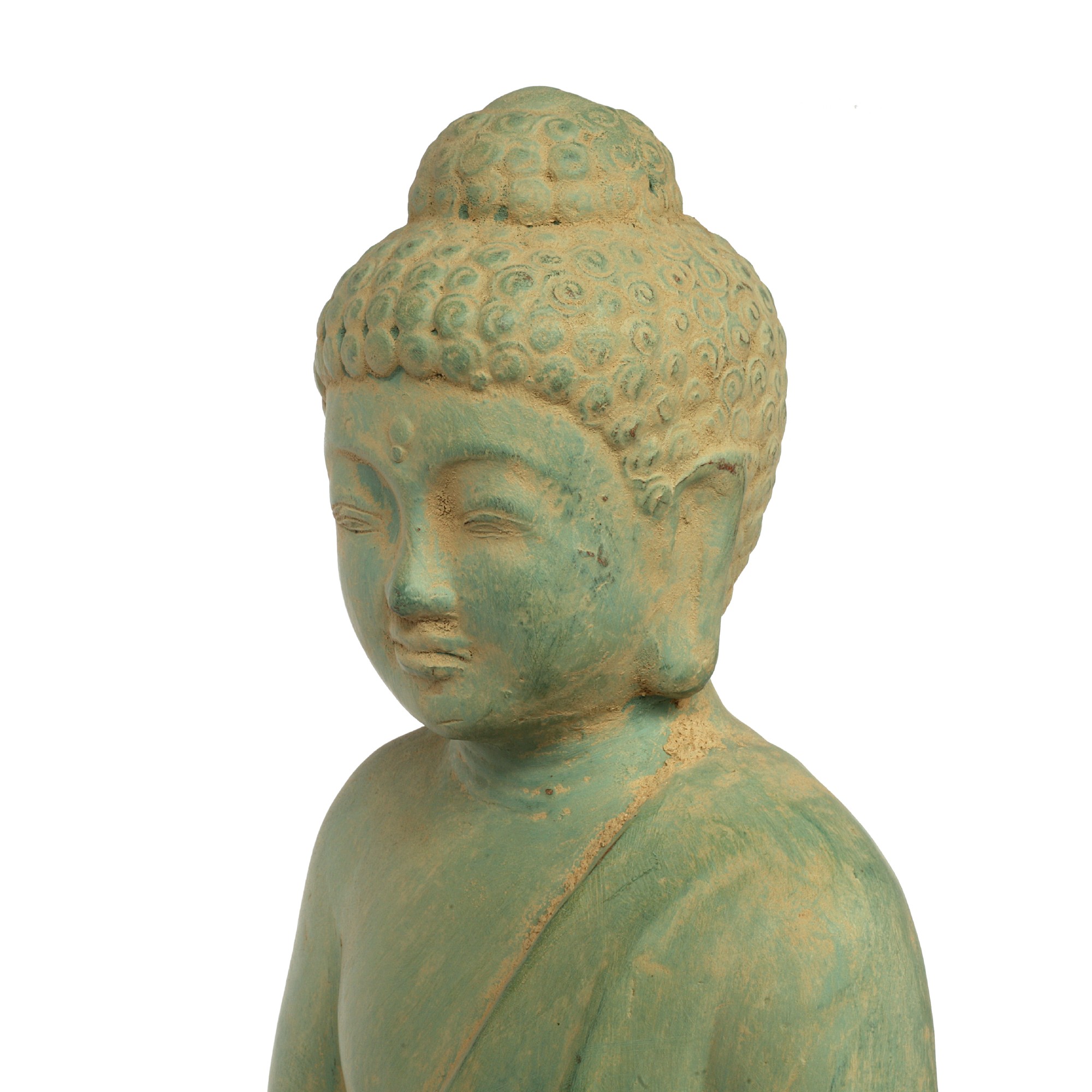 Laterne 'Buddha sitzend', H 58 cm, T 35 cm, B 35 cm von fischer's lagerhaus
